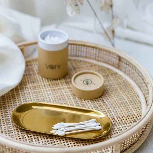 Von Beauty Double Ended organic Cotton Buds Life Style Image