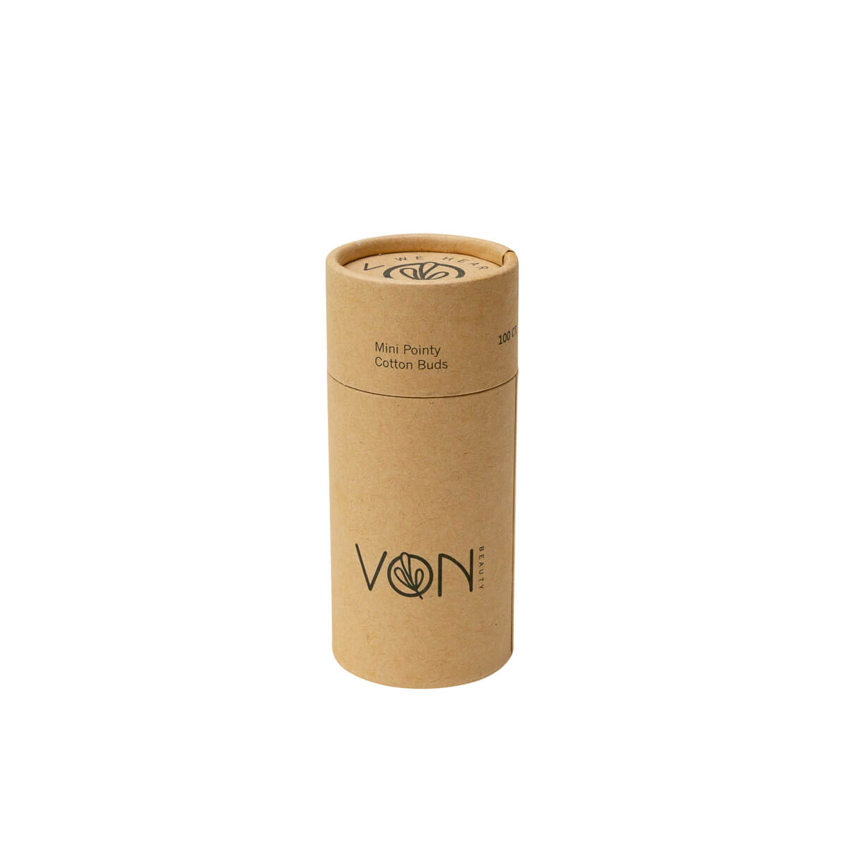 VOn Beauty Mini Pointy Organic Cotton Buds Box biodegradable